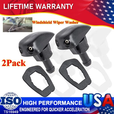 Universal Car Window Windshield Washer Spray Jet Sprayer Nozzle For Toyota Ford - Image 1 of 4