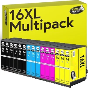 Happy Printer Tintenpatronen Epson 16XL 15er XL Set Patronen Multipack - Bild 1 von 1