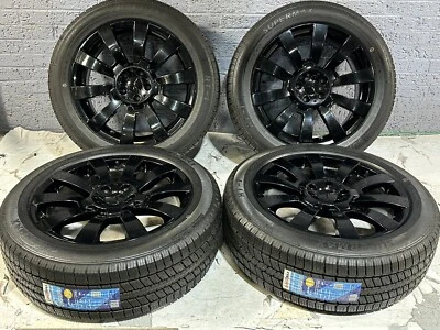 JUEGO NEUMÁTICOS RUEDAS MERCEDES GLK250 GLK350 Genuino Fábrica 19" Negro Brillo 85095 Foto 1 de 4