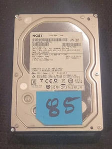 HGST Hitachi 4TB 7.2K SATA 3.5'' Hard Drive 0F19459 H3U40006472S HDD # 85 - Picture 1 of 2