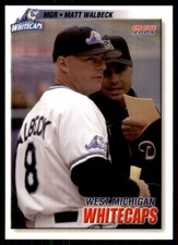 2004 Choice West Michigan Whitecaps Matt Walbeck #28