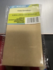 Münzen und Kleinteile Umschläge 30er-Pack 2,24"" x 3,5"" Neu - Bild 1 von 2