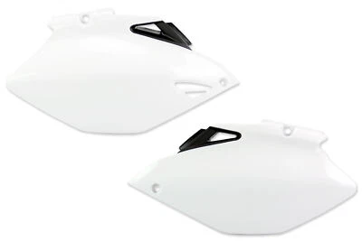 Polisport White Side Number Plates 06-09 YZ250F, YZ450F Foto 1 de 2