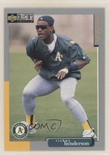 1998 Upper Deck Collector's Choice Rickey Henderson #455 HOF