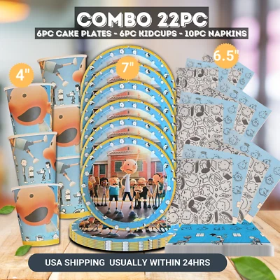 Diario niños débiles suministros de fiesta feliz cumpleaños centro de mesa decoración banner regalo Foto 1 de 4