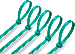Fascette Plastica Verde per Giardino 150 X 2,5 Mm 100 Pezzi Di Cablaggio Profess - Foto 1 di 12