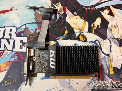 MSI NVIDIA GeForce GT 710 2GB DDR3 Graphics Card *USED and working* - Image 1 of 4