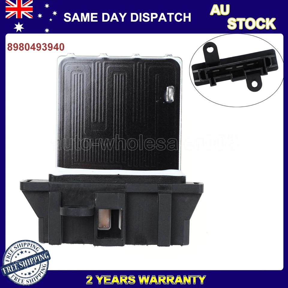 Blower Motor Heater Fan Resistor for Isuzu D-max Holden Colorado '08-'11 AU