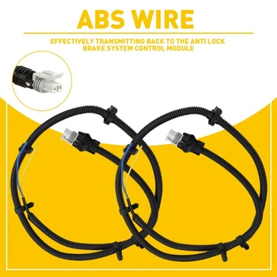 2X Arnés de cables sensor de velocidad de rueda ABS para Chevrolet Impala Monte Carlo 0340314 Foto 1 de 4