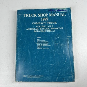 1989 Ford Aerostar Ranger Bronco II Truck Factory Shop Service Manual Volume 2 - Bild 1 von 9
