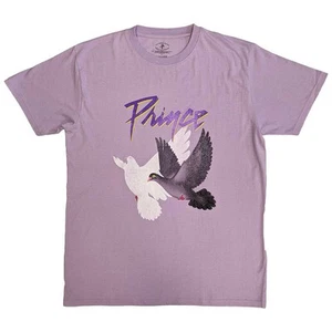 Prince T Shirt Purple Rain Doves Distressed Logo new Official Unisex Purple - Picture 1 of 2