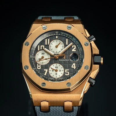 Audemars Piguet Royal Oak Offshore Chronograph “Half Brick” Rhodium 42mm 26470OR - Image 1 of 4