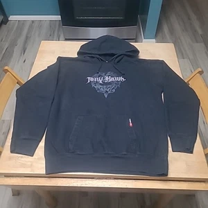 Tony Hawk Men's Large Black Pullover Hoodie Sweatshirt Skater Brand, Size Large - Picture 1 of 13