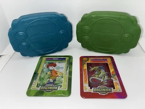 Digimon Taco Bell Werbe Metall Karten Behälter Metalseadramon 2000 Vintage - Bild 1 von 5
