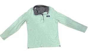 LL Bean Mujer Rugby Pullover Sudadera Azul Real Algodón 1/4 Botón Talla XS - Imagen 1 de 8