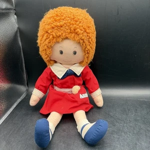 Vintage 1982 Annie Plüschpuppe Knickerbocker 16 Zoll groß - Bild 1 von 5