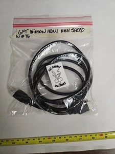 Wieson HDMI 6 Meter langes High Speed Hochleistungskabel HDMIHS6FTR1-31 - Bild 1 von 1