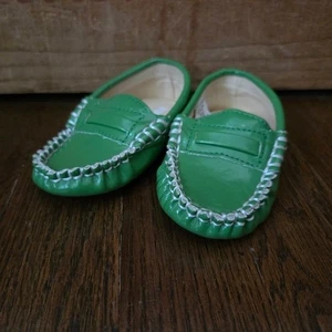 Zapatos mocasines para cuna Trumpettoo Baby 6-12 m verdes - Imagen 1 de 6