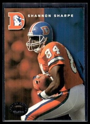 1993 SkyBox Premium Shannon Sharpe Denver Broncos #5 - Image 1 of 2