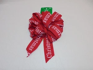 Christmas Gift Fabric Bow 9" long Gift Wrapping - Picture 1 of 3