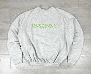 Sudadera Vetements Unskinny 2018 gris de gran tamaño cuello redondo talla S para hombre - Imagen 1 de 18