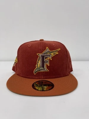 Florida Marlins New Era Sombrero Club Pana 1997 Serie Mundial Gorra Ajustada Sombrero 7 3/8 Foto 1 de 4