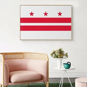 "WASHINGTON D.C." flag 2x3 ft polyester banner sign-District of Capital - Picture 1 of 10
