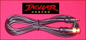 12Ft RCA Video Cable & GOLD RF Coax TV Adapter for Atari Jaguar Console System - Picture 1 of 2