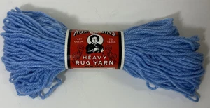 Vintage Tante Lydias schweres Teppichgarn 100 % Polyester 70 Yards Farbe #710 mittelblau - Bild 1 von 4