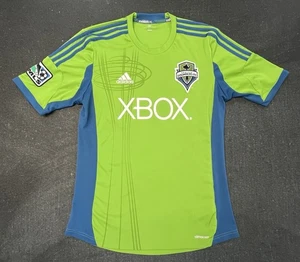 Seattle Sounders FC 2013-2014 X-BOX SPACE NEEDLE  Adidas  Soccer Jersey Adult M - Picture 1 of 9