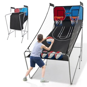 8 IN 1 Basketball Arcade Game Indoor Sport Basketball Arcade Shootout Scoreboard