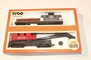 TYCO - HO Scale Model Railroad Train Car - Operating Crane W/ Boom Tender - NOS - Bild 1 von 1
