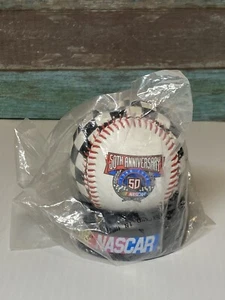 NASCAR 50th Anniversary Baseball 1948-1998 NIP With Display Stand Racing Vtg - Picture 1 of 6