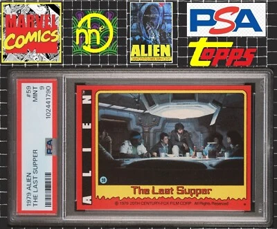 1979 Topps Alien - 59 The Last Supper - PSA 9 MINT - Image 1 of 4