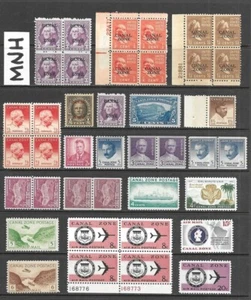 Collection of Old Mint (MNH) Stamps from Canal Zone - Picture 1 of 1