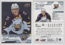 2018-19 Upper Deck CHL Silver Joey Keane #63