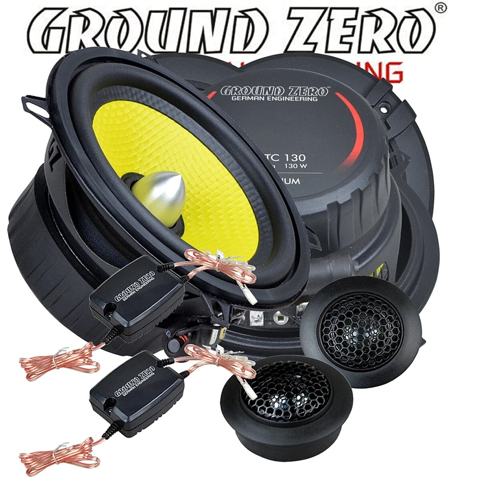 Ground Zero GZCT 130.2X Lautsprecher 130mm 2 Wege Kompo System 130W - Bild 1 von 1