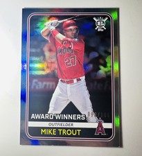Mike Trout Topps Award Winners Holo SP Card Numbered /100