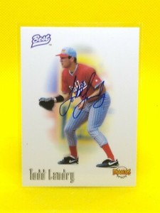 Todd Landry 1996 Best AUTOGRAPH