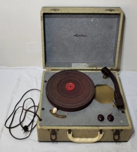 Tocadiscos vintage Montgomery Ward Airline - ¡Funciona! - Imagen 1 de 10