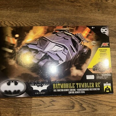 DC Batman Batimóvil Vaso RC Control Remoto Coche por Spinmaster Nuevo, Sellado Foto 1 de 4