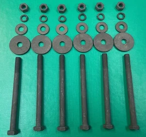 NEW Land Rover Series 2 2a 3 Bulkhead Bracket to Chassis SHERARDIZED Bolt Kit - Picture 1 of 1