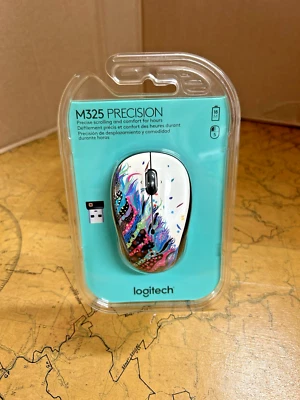 Logitech Wireless Mouse M325 Celebration Black (910-003803) Brand New! - Image 1 of 4
