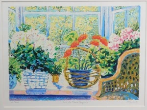 Guy Begin Original Lithograph Joy of Living Landscape Signed Print Framed - Picture 1 of 10