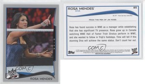 2014 Topps WWE Silver Rosa Mendes #85