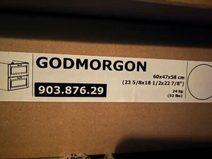 IKEA GODMORGON Bathroom Sink cabinet Kasjon White 23 5/8x18 1/2x22 7/8” - Picture 1 of 5