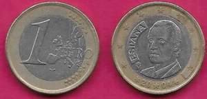 SPAIN 1 EURO 2004 XF KING JUAN CARLOS IS ENCIRCLED BY THE LETTERING "ESPAÑA"(SPA - Picture 1 of 1