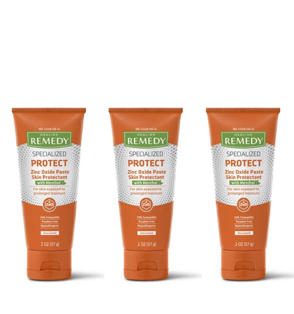 Pasta de óxido de zinc Medline Remedy con mentol 2 oz, paquete de 3 - MSC092552 Foto 1 de 1