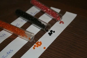 Glass Cylinder Seed Beads 11/0 & 8/0 3 colours 7g Tubes - Picture 1 of 5