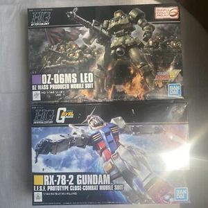 Bandai 191 RX-78-2 Gundam Plastic Model Kit & Gundam 0Z-06MS LEO #5059170 Bundle - Picture 1 of 4